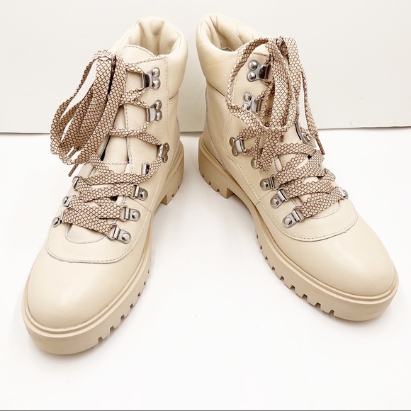 🆕{J. CREW} Dusty Ivory Leather Nordic Boots - Picture 6 of 16
